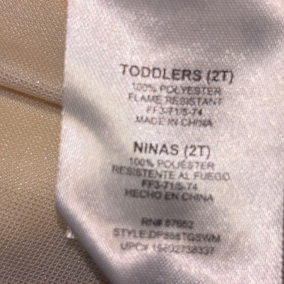 Disney Princess Snow White Toddler Girls Costume Dress Blue Yellow Size 2T - Picture 6 of 10